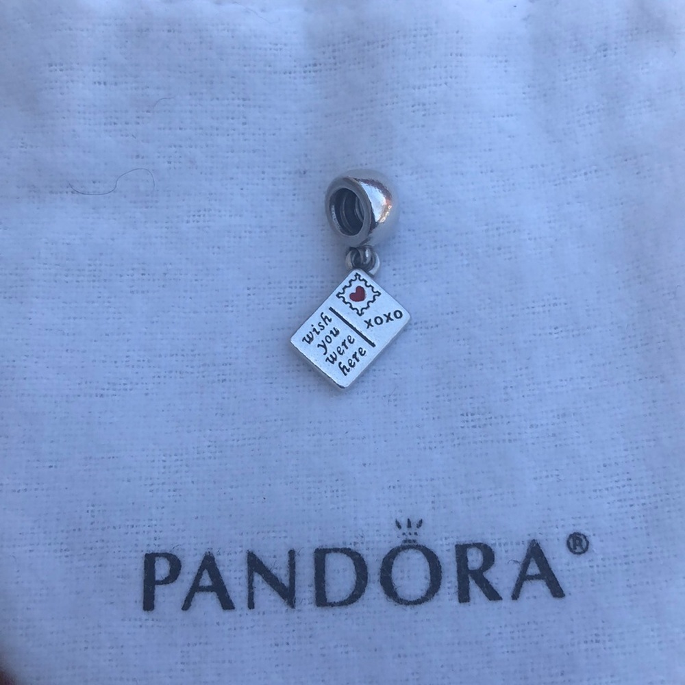 Wish you were here pandora charm